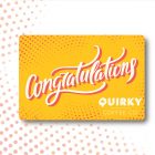 coffee congratulations gift card